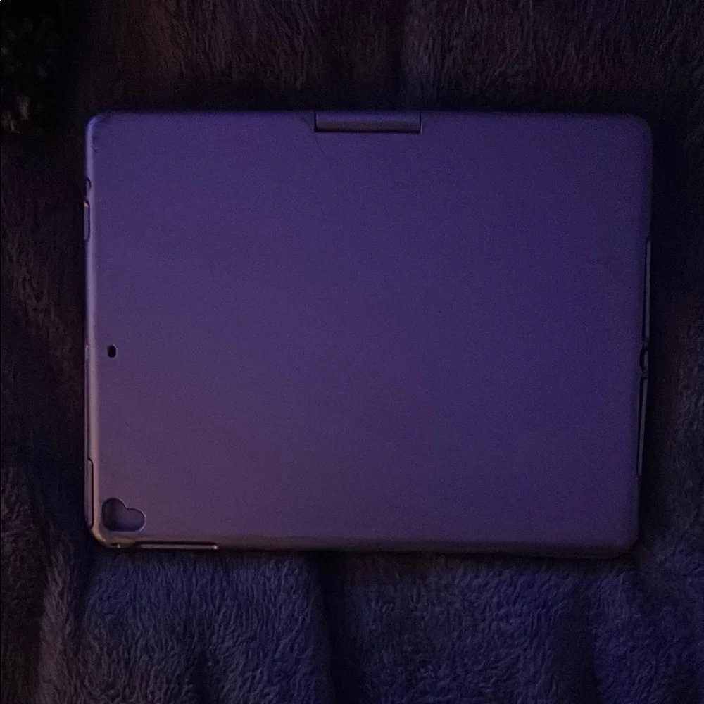 Silver Tablet with Keyboard Case